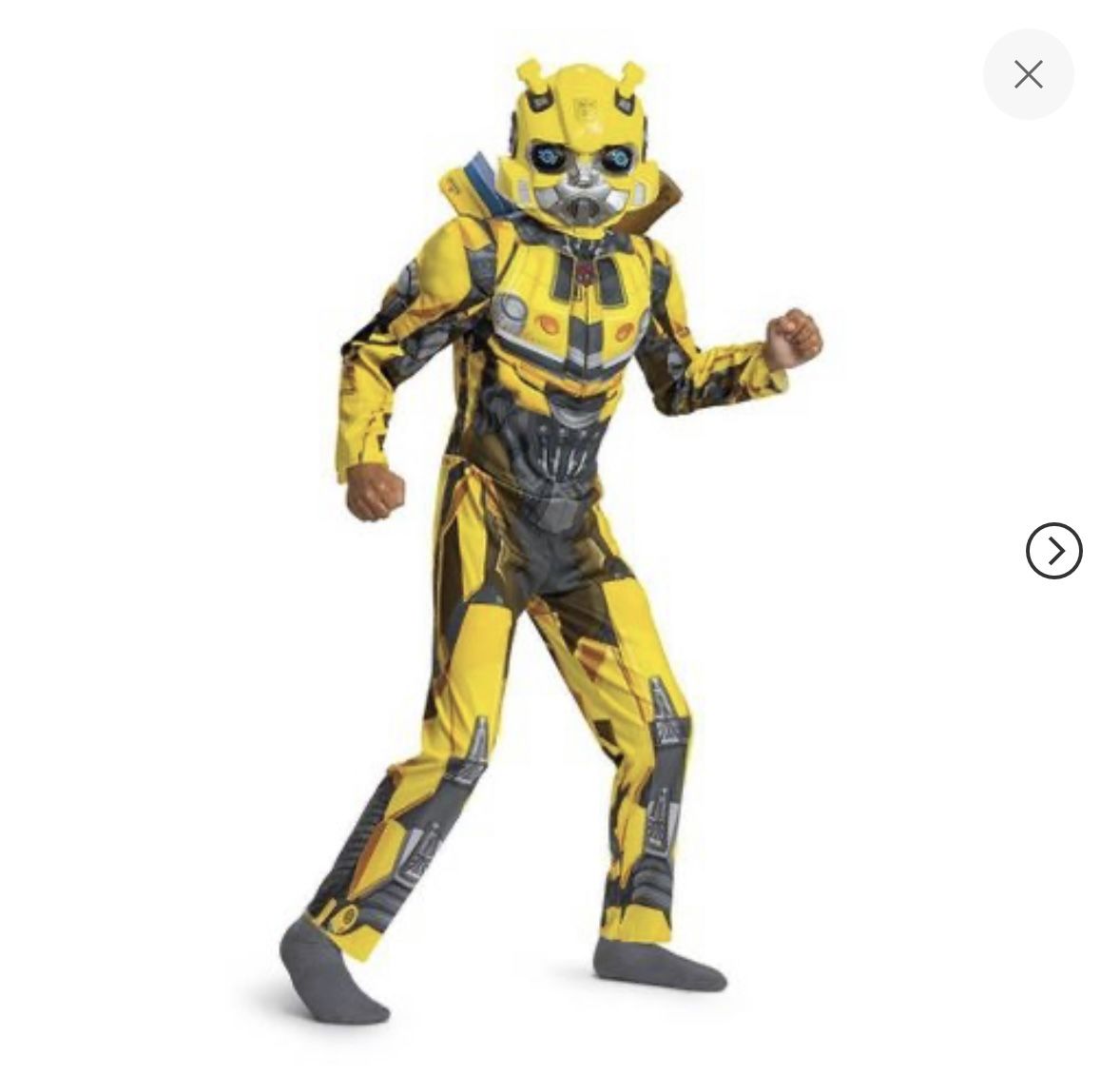 Transformers Bumblebee Boys Size L 10-12