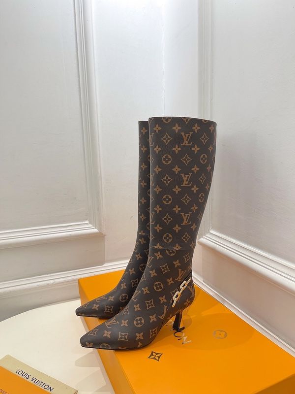 Louis Vuitton monogram boots