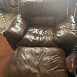 Armchair And Ottoman