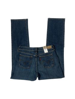 Womens Levi 505 Midrise Straight Leg Jeans