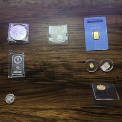 Bullion Platinum, Silver, Gold READ DESCRIPTION