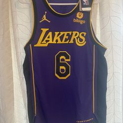 Lebron James #6 Statement Authentic Jersey