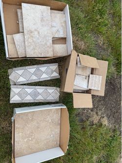 Free misc. travertine tiles