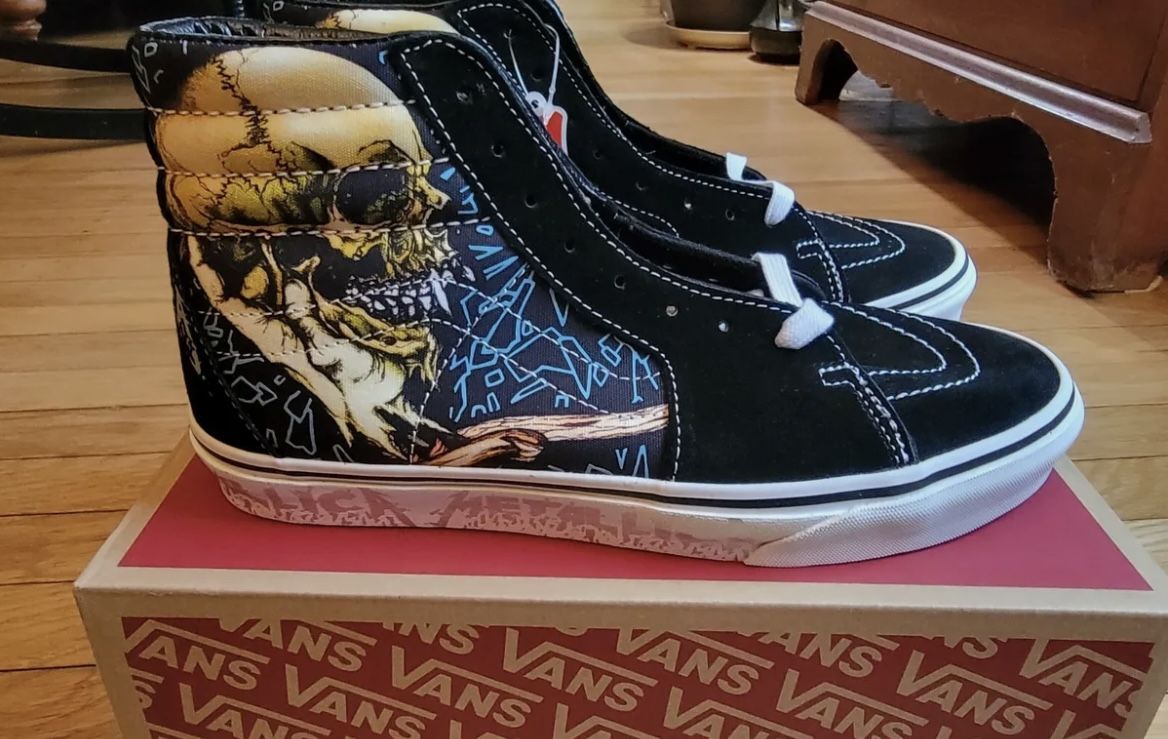 New Metallica Vans Men's 10