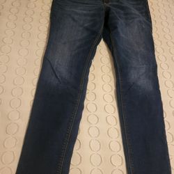 Women 12 Old Navy Rockstar Super Skinny Mid-Rise blue jeans Lot 07