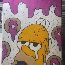 Homer simpsons painting