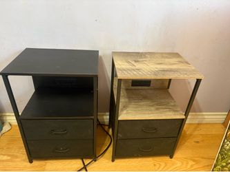 Two usb nightstands
