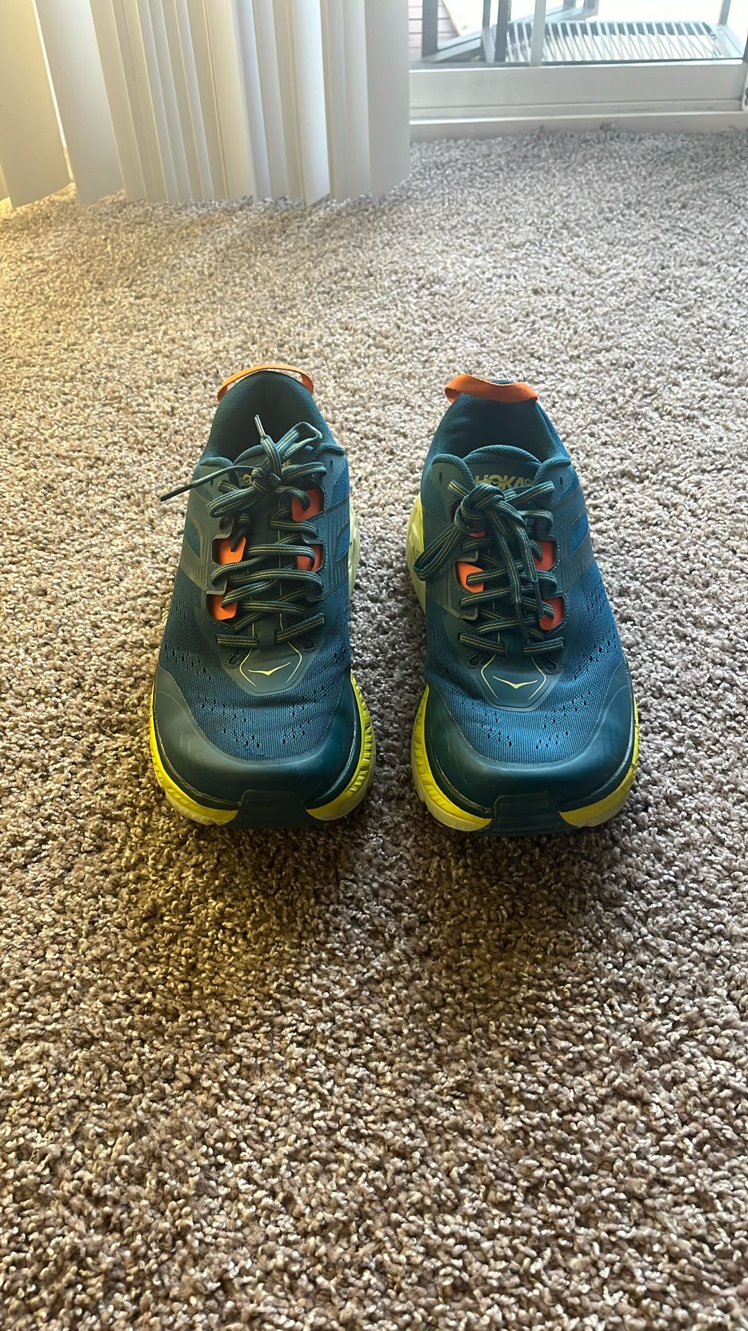 Men’s HOKA Teal Green Sneakers Size 13 