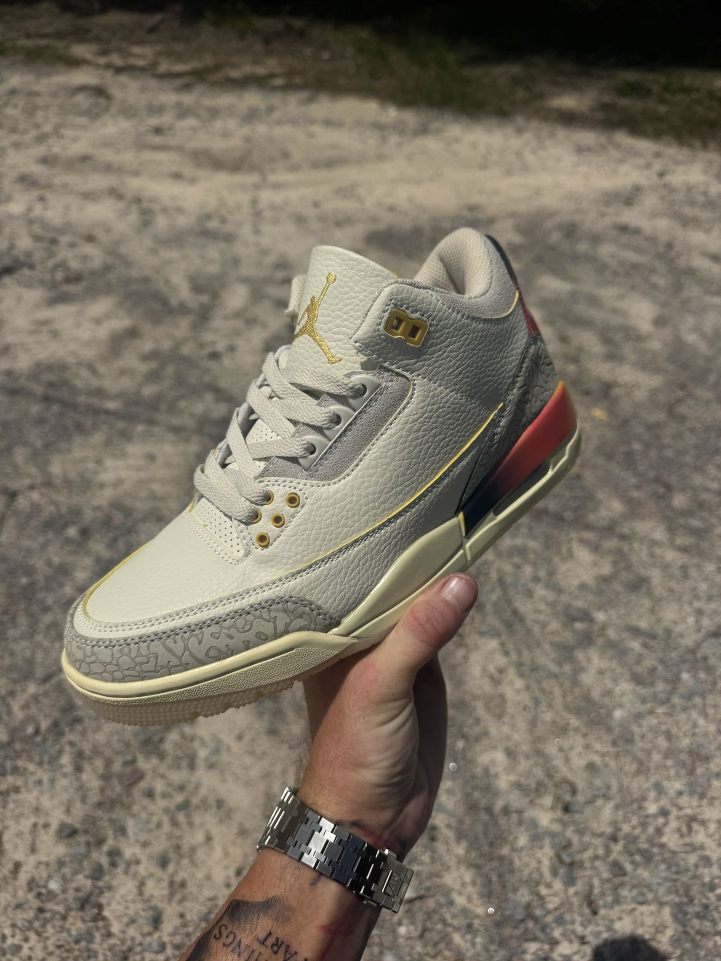 J Balvin Air Jordan 3s Worn 1 Time 