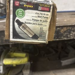 1hp Submissible Well Pump