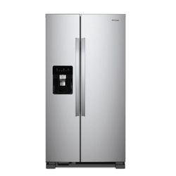 New- 24.6 Cu Ft Whirlpool Refrigerator W/ Ice Maker And Water Dispenser