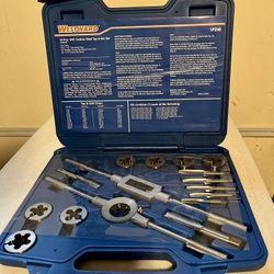 16-piece unc carbon steel tap & die set 1pz40