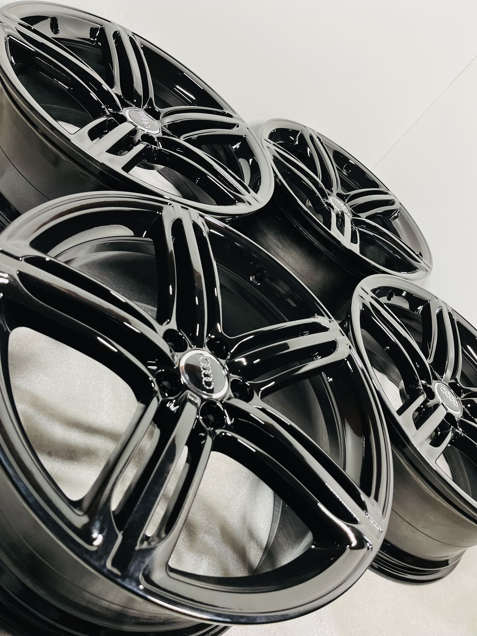 High Quality Powder Coat Coating Black Gloss Satin Matte Wheels Rims Rines