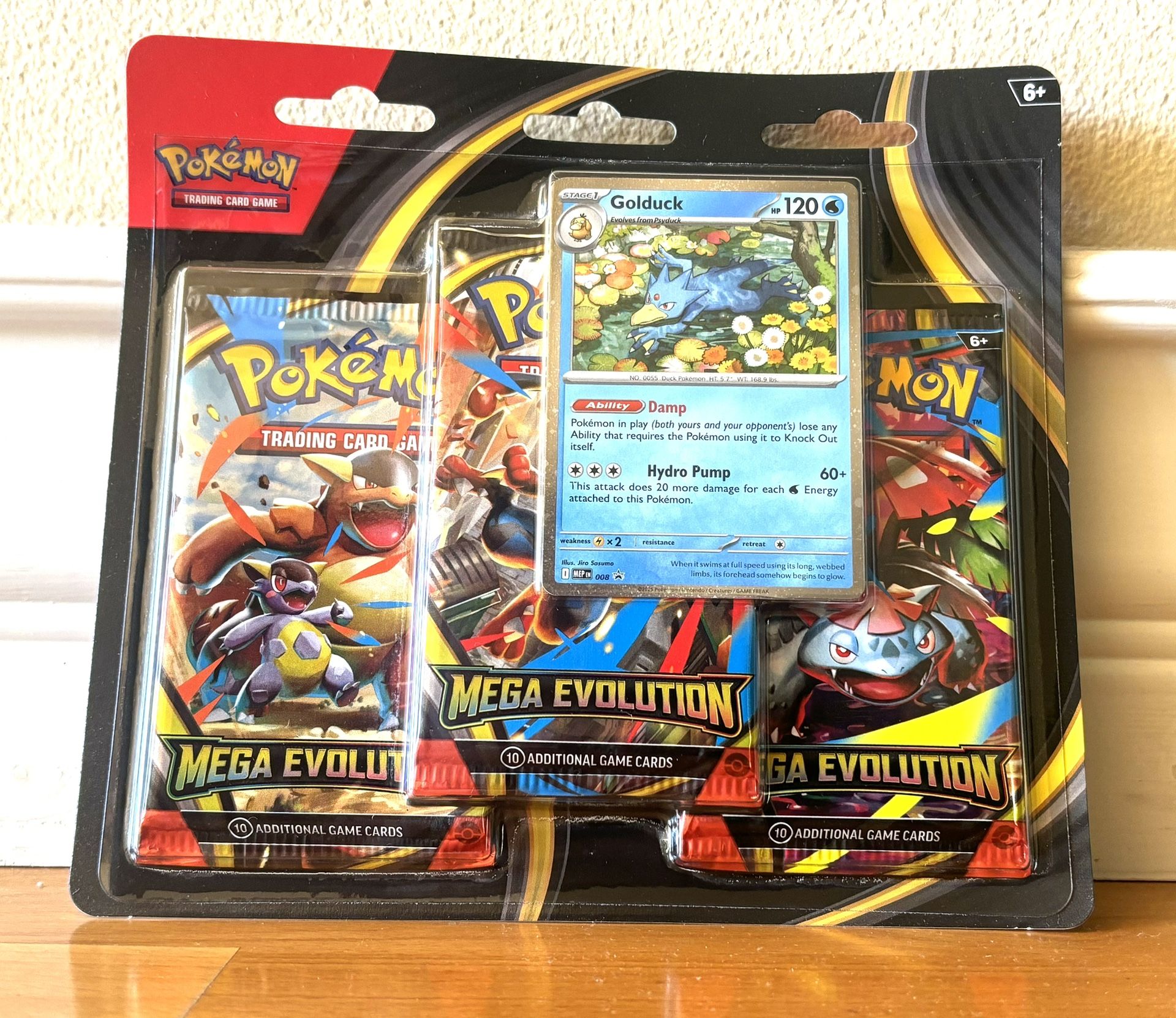 Pokémon Cards: Mega Evolution 1 Three Booster Blister