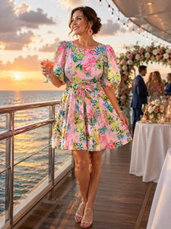🌸 Lilly Pulitzer Knoxlie Elbow Sleeve Dress – Size 12