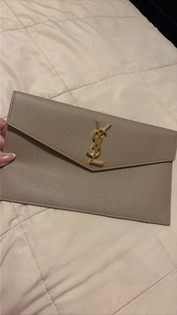 YSL envelope clutch bag