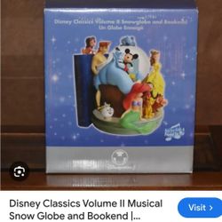 Disney Classic Vol.2 Snowglobe & Bookend 