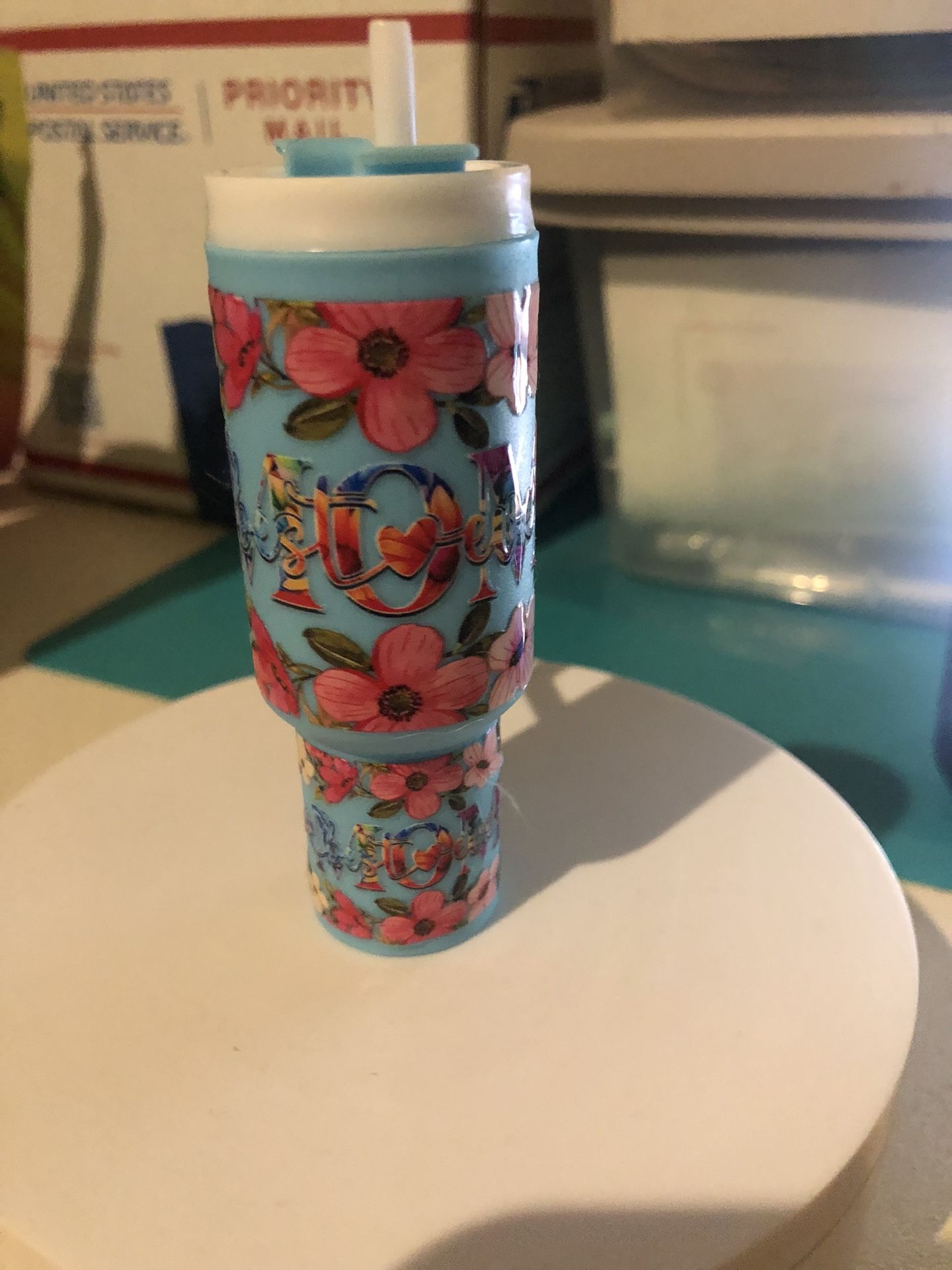 Mom Mini Tumbler Keychain