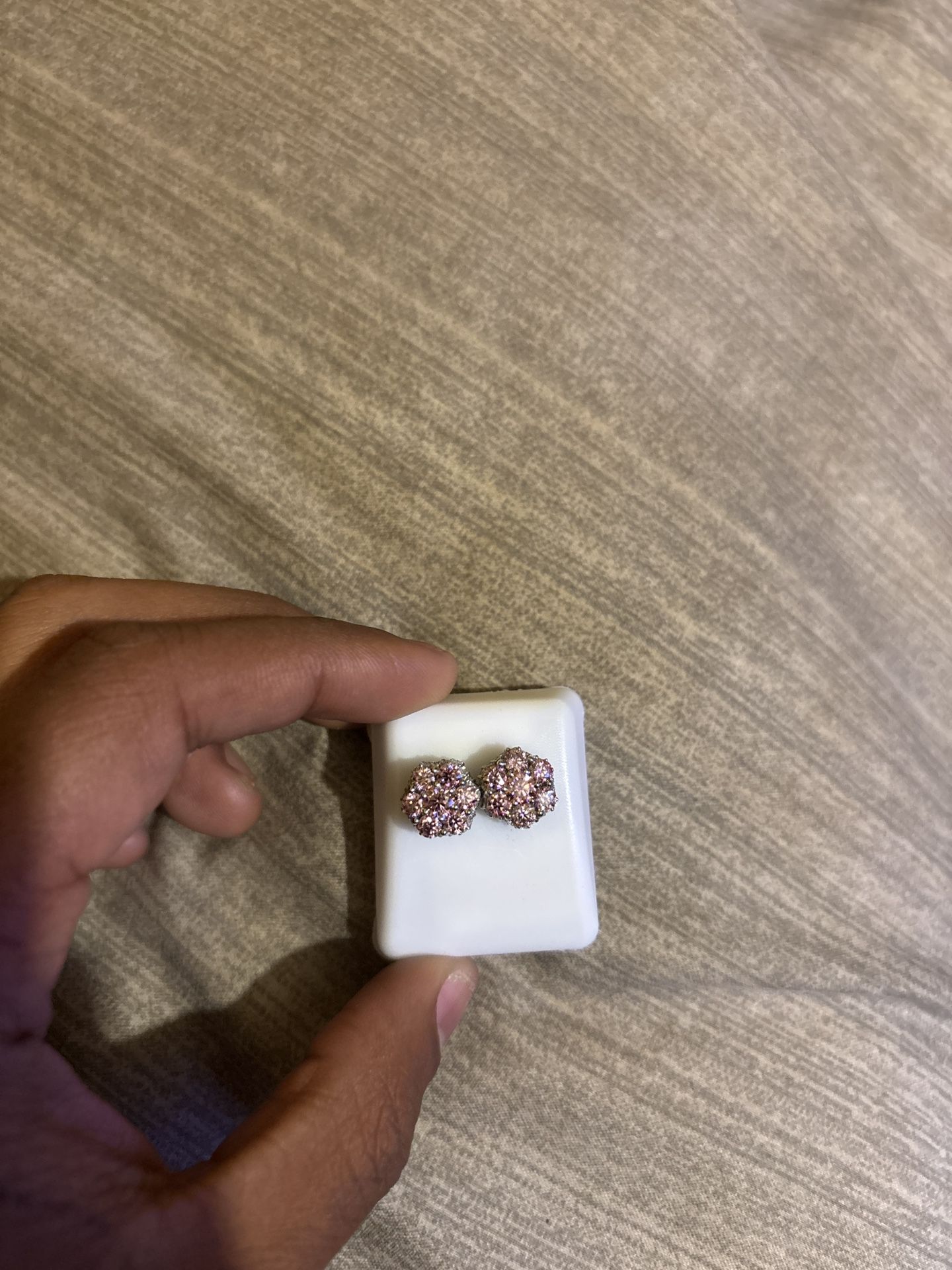 moissanite earrings