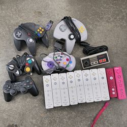 Video Game Controller Lot FOR PARTS