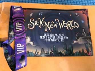 Sick New World Fort Worth VIP ticket
