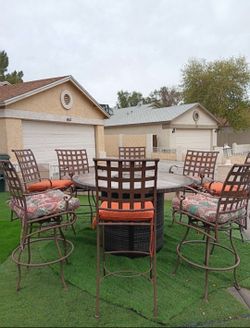 8 high bar stools  o w lee classic