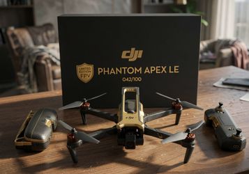 RARE DJI Phantom Apex LE FPV Drone - Limited Edition 042/100 - Full Kit with Original Box & Goggles