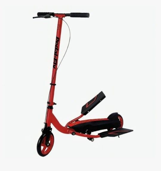 Pedal Fly Scooter - Red, 8+ years, rides like a bike