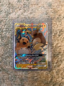 Raichu & Alolan Raichu GX 54/236 Tag Team