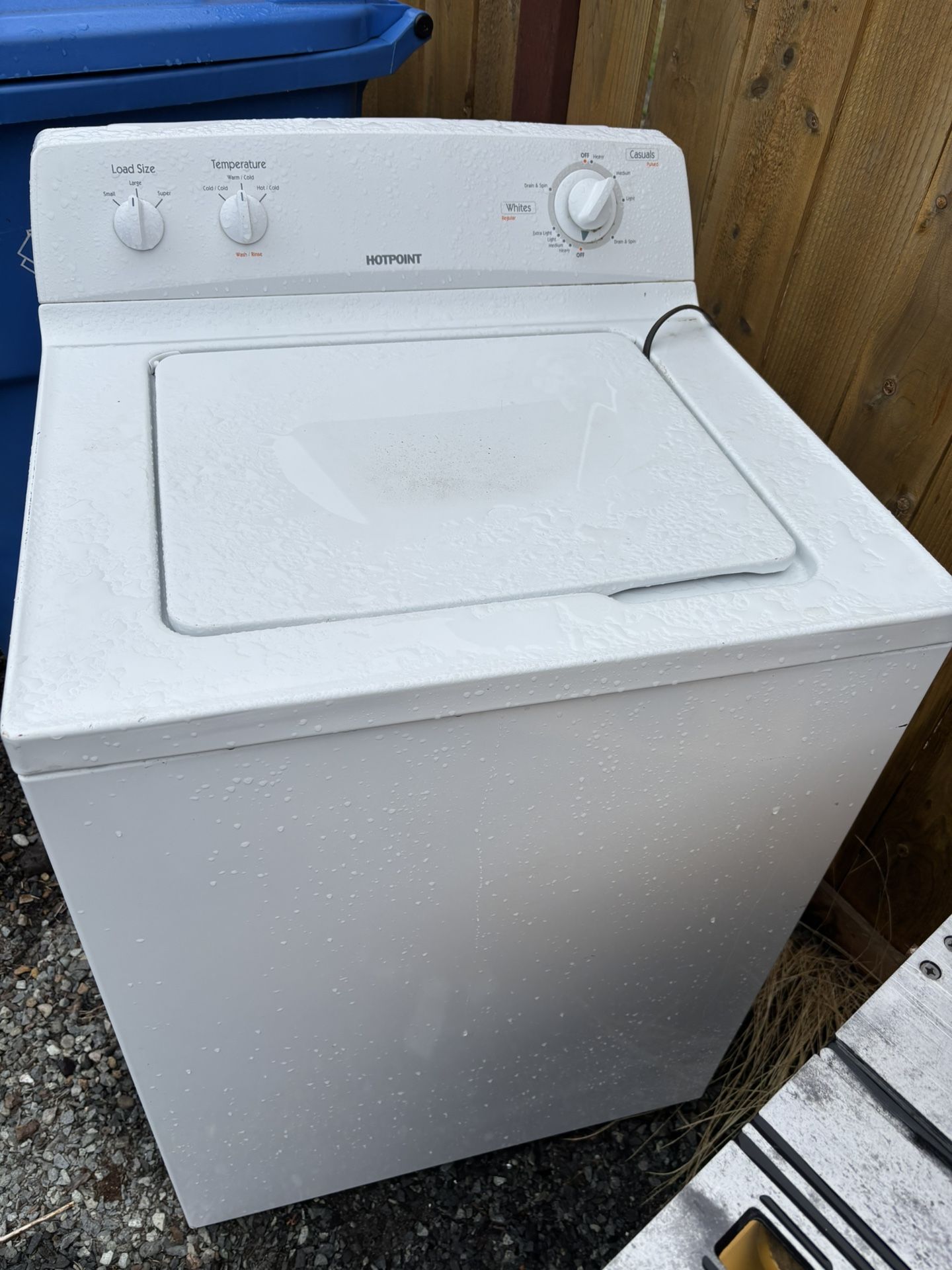 Hot point Washer W/agitator