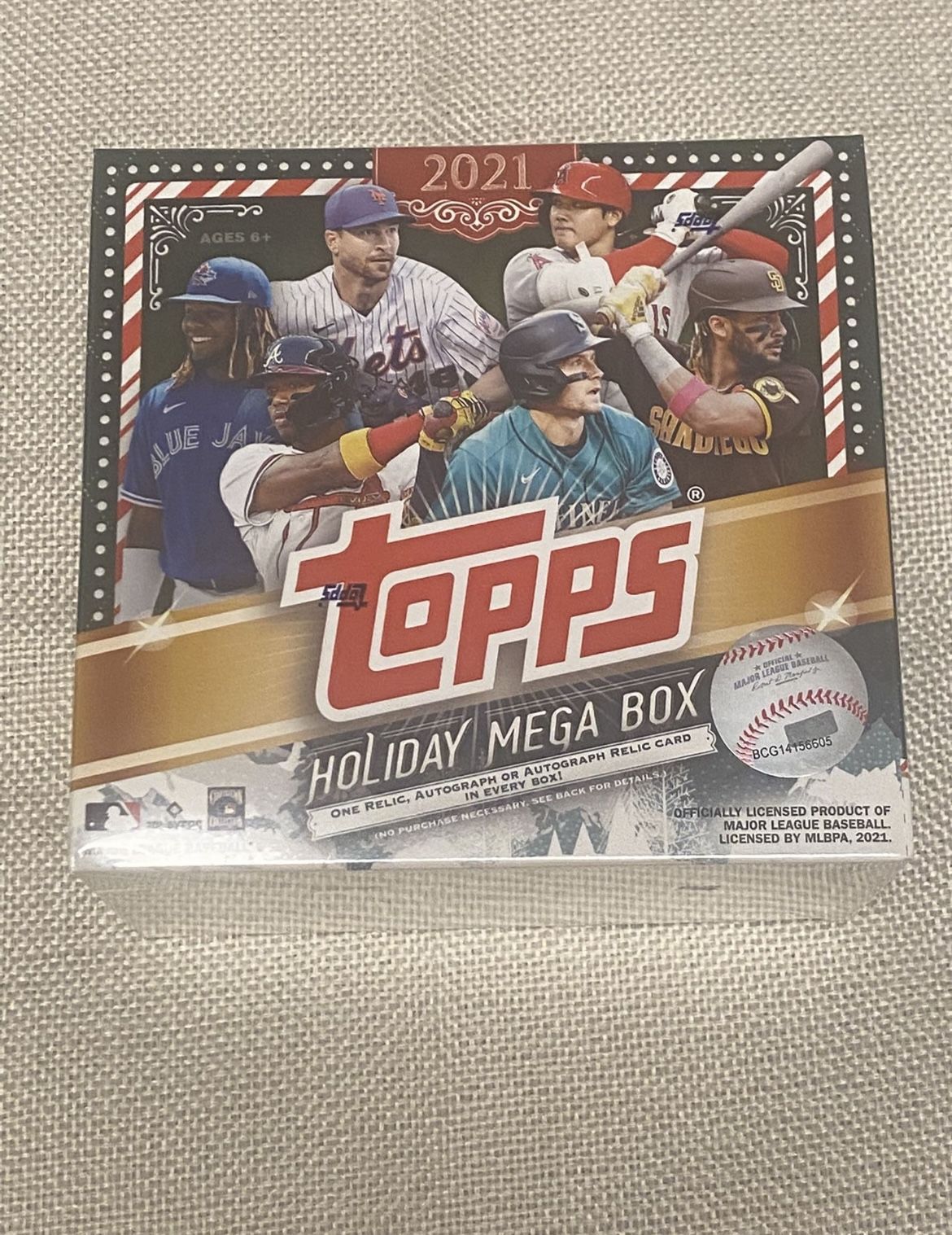 2021 Topps Baseball Trading Cards Factory Sealed Holiday Mega Box