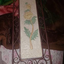 Poppy Wall Plaque 3d Floral Mot