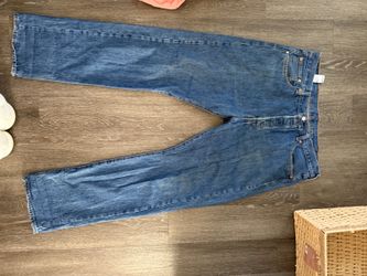 Levi's 501 Original Fit Men's Jeans W38 L34 Medium Wash Straight Leg Denim
