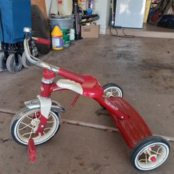 Radio Flyer Tricycle, Tricycle, Radio Flyer,  10", 10 In., Scooters, Vintage,  Vintage Tricycle,