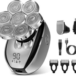 Waterproof Electric Head Shaver 