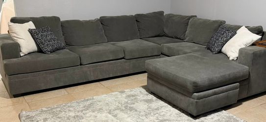 Grey sectional
