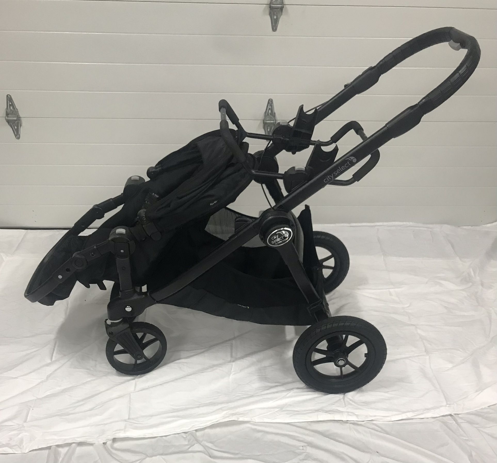 City Select Baby Jogger Double Stroller, Black