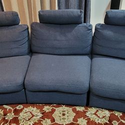 Modular Sofa with dual depth setting– Lightly Used, Professionally Cleaned