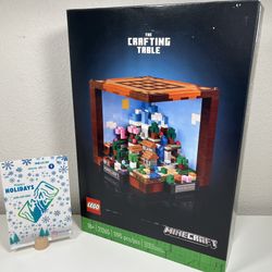 LEGO Minecraft the Crafting Table Video Game Building Set # 21265 - NEW SEALED
