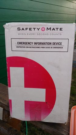 Safety Mate. Emergency information device.
