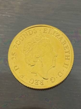 1/4 Ounce Gold Coin 2016 Royal Mint Sale Or Trade