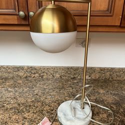 Mid Century Modern Globe Table Lamp 