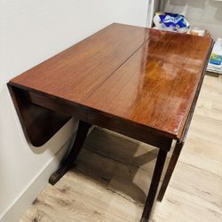 Wooden Drop-Leaf Table