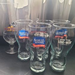 Samuel Adams Beer Glass Set (6)