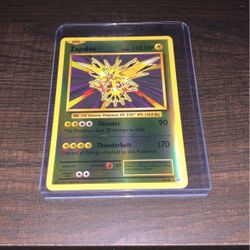 Zapdos Holographic Card 