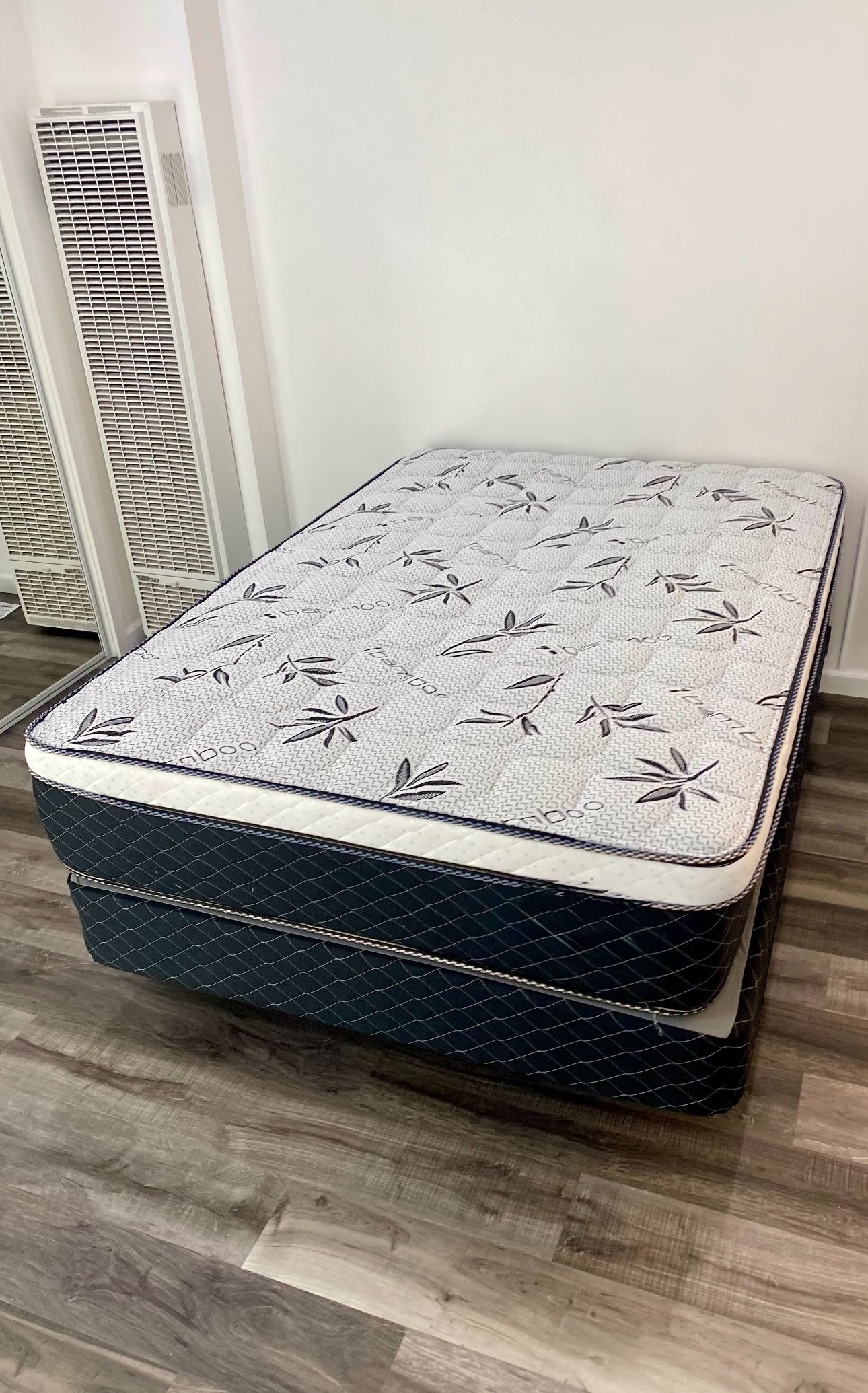 New Mattress And Box Spring Bamboo