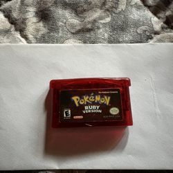 GBA Pokemon Ruby 