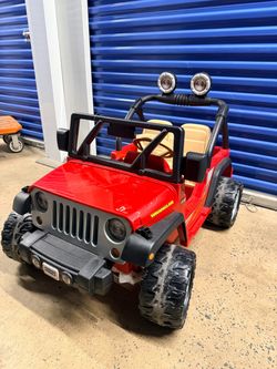 AS-IS Power Wheels Jeep Wrangler 2-Seater