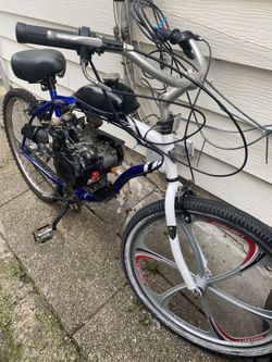 For sale 4 stroke motorized bike recently tune up ready to ride it