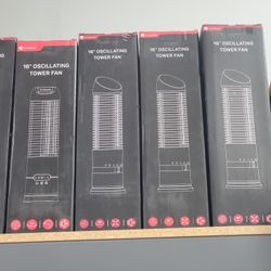TOWER FANS OSCILLATING  FAN NEW IN BOX 6"